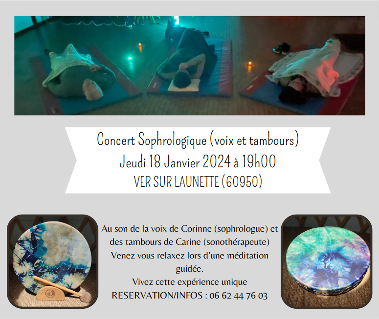 Concert sophrologique corinne dupuy janvier 2024